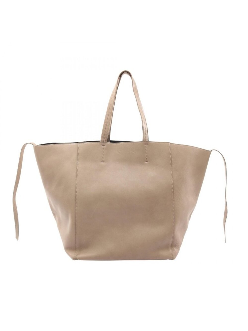 Celine Tote Bag Cabas Phantom Gray Leather